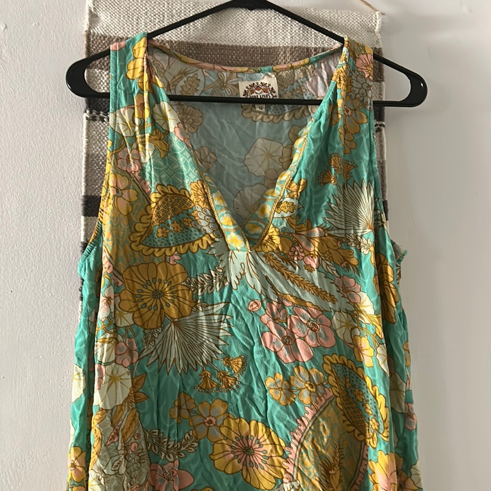 Retro print Dress by Nine Lives Bazaar